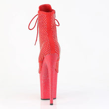 Cargar imagen en el visor de la galería, Tacones Pleaser FLAMINGO-1020RM Rojo Faux Suede