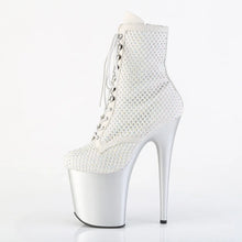 Cargar imagen en el visor de la galería, Tacones Pleaser FLAMINGO-1020RM Plata Faux Sude
