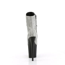 Cargar imagen en el visor de la galería, Tacones Pleaser FLAMINGO-1020RS Plata Black Mate
