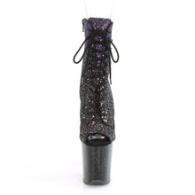 Cargar imagen en el visor de la galería, Tacones Pleaser FLAMINGO-1021OMBG Morado Purpurina Negro