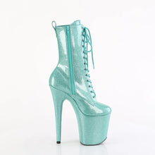 Cargar imagen en el visor de la galería, Tacones Pleaser FLAMINGO-1040GP Aguamarina Purpurina Charol