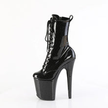 Cargar imagen en el visor de la galería, Tacones Pleaser FLAMINGO-1040GP Negro Purpurina Charol
