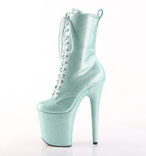 Carregar imagem no visualizador da galeria, Tacones Pleaser FLAMINGO-1040GP Mint Purpurina Charol