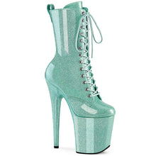 Carregar imagem no visualizador da galeria, Tacones Pleaser FLAMINGO-1040GP Mint Purpurina Charol