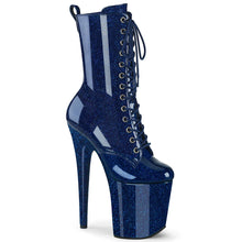 Cargar imagen en el visor de la galería, Tacones Pleaser FLAMINGO-1040GP Navy Azul Purpurina