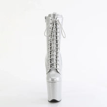 Cargar imagen en el visor de la galería, Tacones Pleaser FLAMINGO-1040GP Plata Purpurina Charol