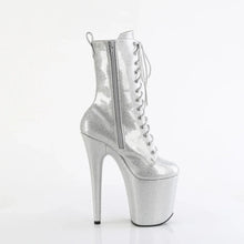 Cargar imagen en el visor de la galería, Tacones Pleaser FLAMINGO-1040GP Plata Purpurina Charol