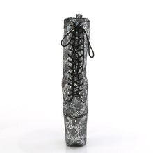 Carregar imagem no visualizador da galeria, Tacones Pleaser FLAMINGO-1040SPF Plata Holo Snake