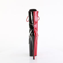 Load image into Gallery viewer, Pleaser FLAMINGO-1040TT Boots - Red-Black Patent / Red-Black