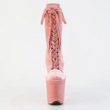 Cargar imagen en el visor de la galería, Tacones Pleaser FLAMINGO-1045VEL Dusty Rosa Velvet