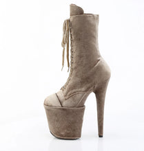 Carregar imagem no visualizador da galeria, Tacones Pleaser FLAMINGO-1045VEL Khaki Velvet