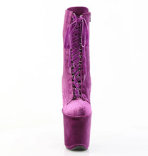 Cargar imagen en el visor de la galería, Tacones Pleaser FLAMINGO-1045VEL Morado Velvet