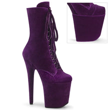 Cargar imagen en el visor de la galería, Tacones Pleaser FLAMINGO-1045VEL Morado Velvet