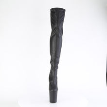 Cargar imagen en el visor de la galería, Botas Pleaser FLAMINGO-3000 - Negro piel sintética / Negro mate