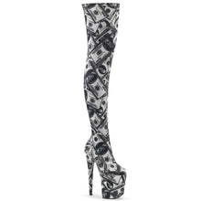 Load image into Gallery viewer, Tacones Pleaser FLAMINGO-3000DP Blanco Negro Str.