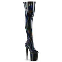 Carregar imagem no visualizador da galeria, Tacones Pleaser FLAMINGO-3000HWR Negro Str. Holo