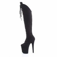 Cargar imagen en el visor de la galería, Botas Pleaser FLAMINGO-3014FS - Negro Ante Sintético