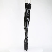 Cargar imagen en el visor de la galería, Tacones Pleaser FLAMINGO-3021GP Negro Purpurina Charol