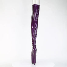 Load image into Gallery viewer, Tacones Pleaser FLAMINGO-3021GP Morado Purpurina Charol