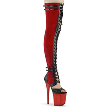 Cargar imagen en el visor de la galería, Tacones Pleaser FLAMINGO-3027 Rojo Faux Suede