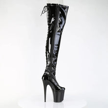 Carregar imagem no visualizador da galeria, Tacones Pleaser FLAMINGO-3850 Negro Str. Charol