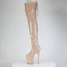 Cargar imagen en el visor de la galería, Tacones Pleaser FLAMINGO-3850 Nude Str. Charol