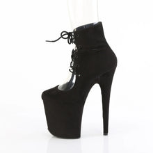 Carregar imagem no visualizador da galeria, Zapatos Pleaser FLAMINGO-800-22 Negro Faux Suede