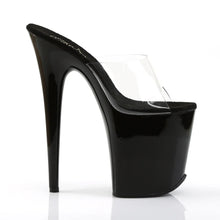 Cargar imagen en el visor de la galería, Tacones Pleaser FLAMINGO-801 Transparente Negro