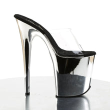 Carregar imagem no visualizador da galeria, Tacones Pleaser FLAMINGO-801 Transparente Plata Cromo