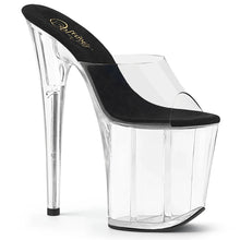 Cargar imagen en el visor de la galería, Tacones Pleaser FLAMINGO-801 Transparente Negro