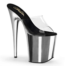 Carregar imagem no visualizador da galeria, Tacones Pleaser FLAMINGO-801 Transparente Plata Cromo