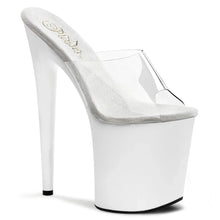 Load image into Gallery viewer, Tacones Pleaser FLAMINGO-801 Transparente Blanco