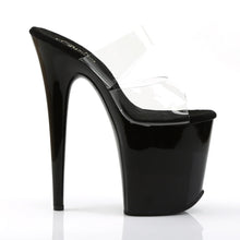 Cargar imagen en el visor de la galería, Tacones Pleaser FLAMINGO-802 Transparente Negro