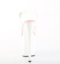 Cargar imagen en el visor de la galería, Tacones Pleaser FLAMINGO-808 - Transparente-rosa / Blanco
