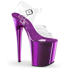 Load image into Gallery viewer, Pole Dance Sandal PLEASER FLAMINGO-808 - Chrome Various Colors