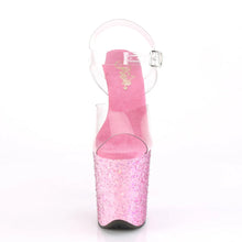 Cargar imagen en el visor de la galería, Tacones Pleaser FLAMINGO-808CF Transparente Rosa Confetti