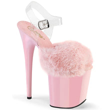 Cargar imagen en el visor de la galería, Tacones Pleaser FLAMINGO-808FUR B. Rosa Faux