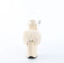 Cargar imagen en el visor de la galería, Tacones Pleaser FLAMINGO-808FUR Crema Faux Fur
