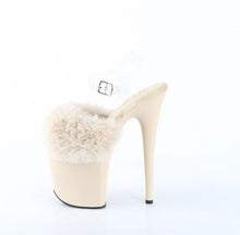 Cargar imagen en el visor de la galería, Tacones Pleaser FLAMINGO-808FUR Crema Faux Fur
