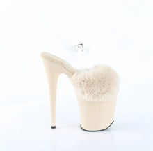Cargar imagen en el visor de la galería, Tacones Pleaser FLAMINGO-808FUR Crema Faux Fur