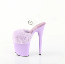 Cargar imagen en el visor de la galería, Tacones Pleaser FLAMINGO-808FUR Lavanda Faux Fur
