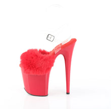 Cargar imagen en el visor de la galería, Tacones Pleaser FLAMINGO-808FUR Rojo Faux Fur