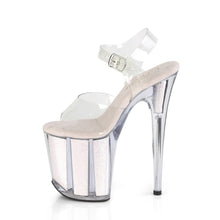 Load image into Gallery viewer, Tacones Pleaser FLAMINGO-808G Transparente Opal Purpurina