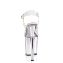 Load image into Gallery viewer, Tacones Pleaser FLAMINGO-808G Transparente Opal Purpurina