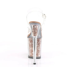 Cargar imagen en el visor de la galería, Tacones Pleaser FLAMINGO-808G Transparente Oro Rosa