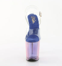 Load image into Gallery viewer, Tacones Pleaser FLAMINGO-808HT Transparente Azul Tinted