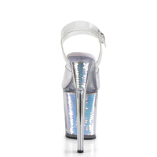 Cargar imagen en el visor de la galería, Tacones Pleaser FLAMINGO-808MC Transparente Lavanda Hologram