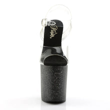 Load image into Gallery viewer, Tacones Pleaser FLAMINGO-808MG Transparente Negro