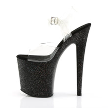 Load image into Gallery viewer, Tacones Pleaser FLAMINGO-808MG Transparente Negro