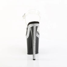 Carregar imagem no visualizador da galeria, Tacones Pleaser FLAMINGO-808MLS Transparente Negro